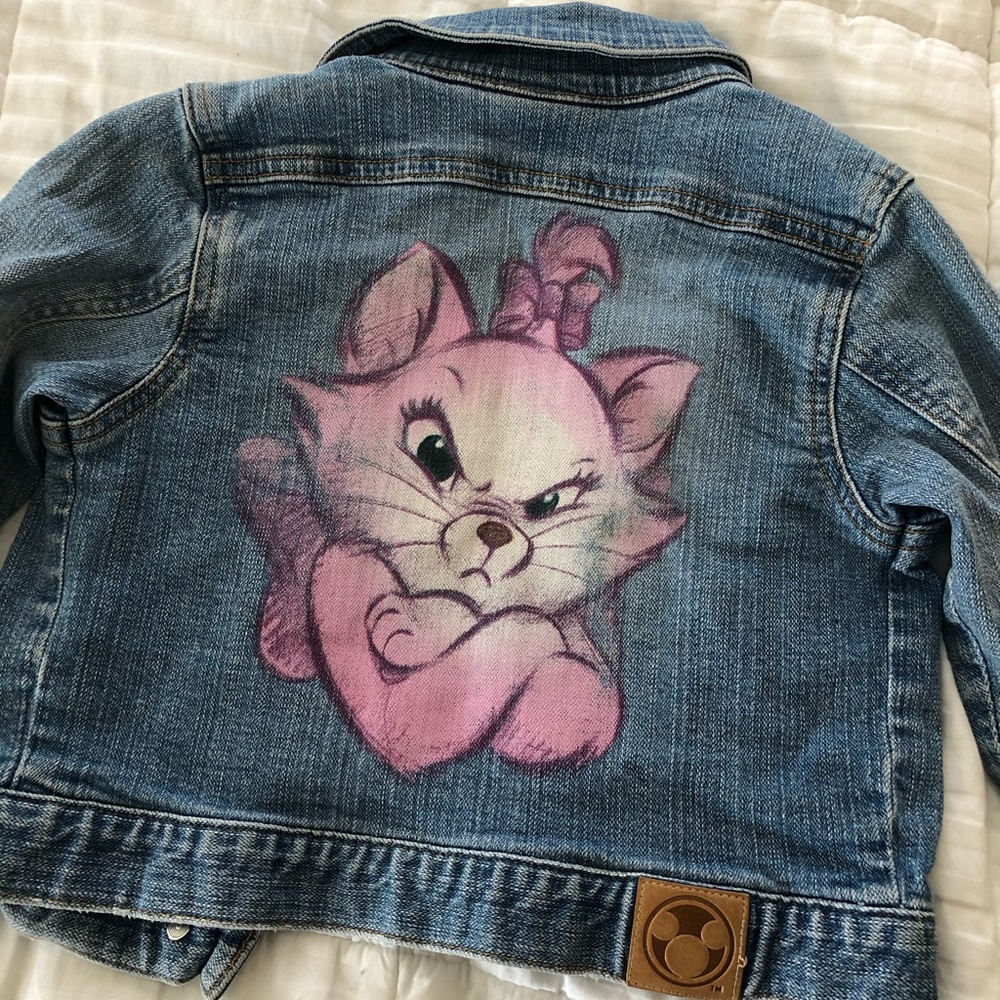 Disneystore XS (4) Aristocats Marie Denim Jacket